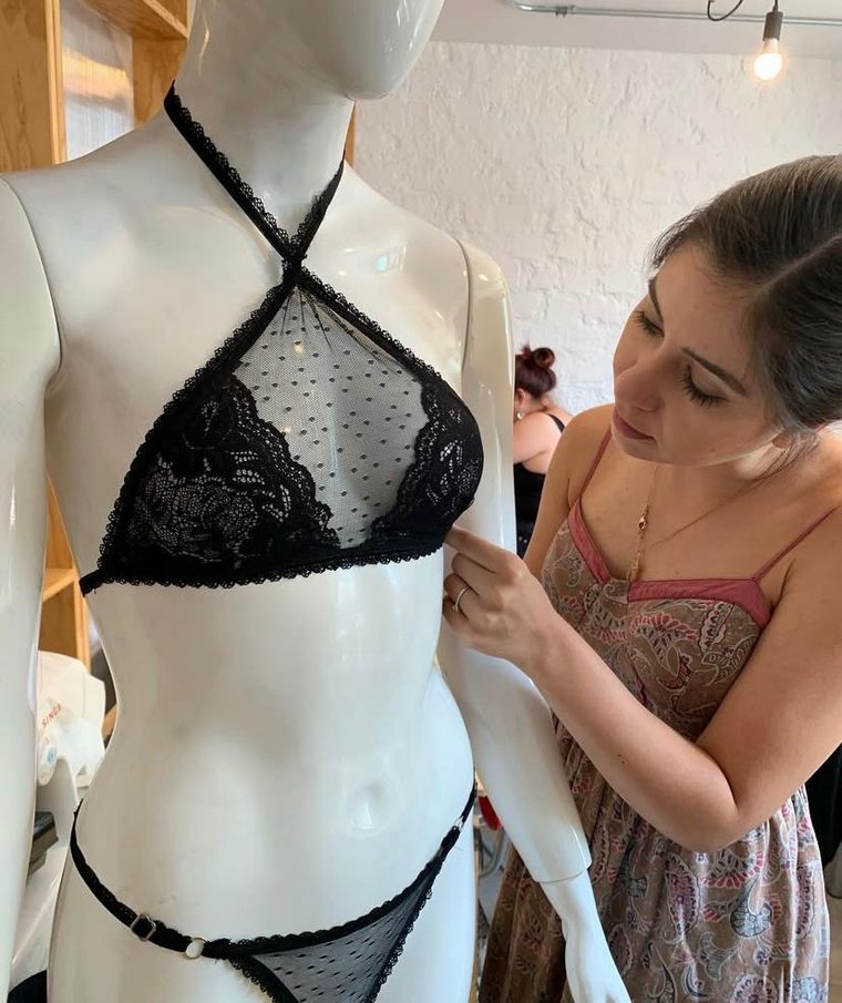 Prenda terminada por una alumna del diplomado