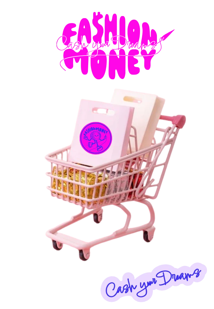 Carrito con bolsas de la marca